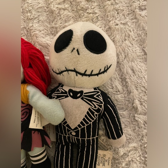 Mini Jack and Sally Plushies about 9.5 inches - Picture 4 of 8